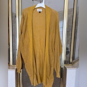 Universal Thread Yellow Cardigan- sz Medium